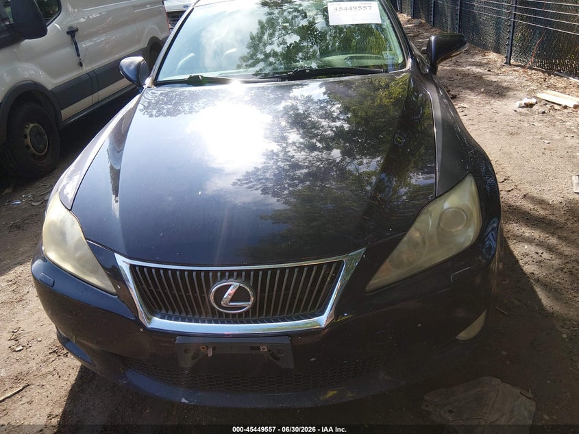2010 Lexus Is 250 VIN JTHCF5C22A5037799 IAAI salvage auction — NORMAL WEAR, Clear (Virginia), sold $1,475 on 2026-07-09 (photo 6)