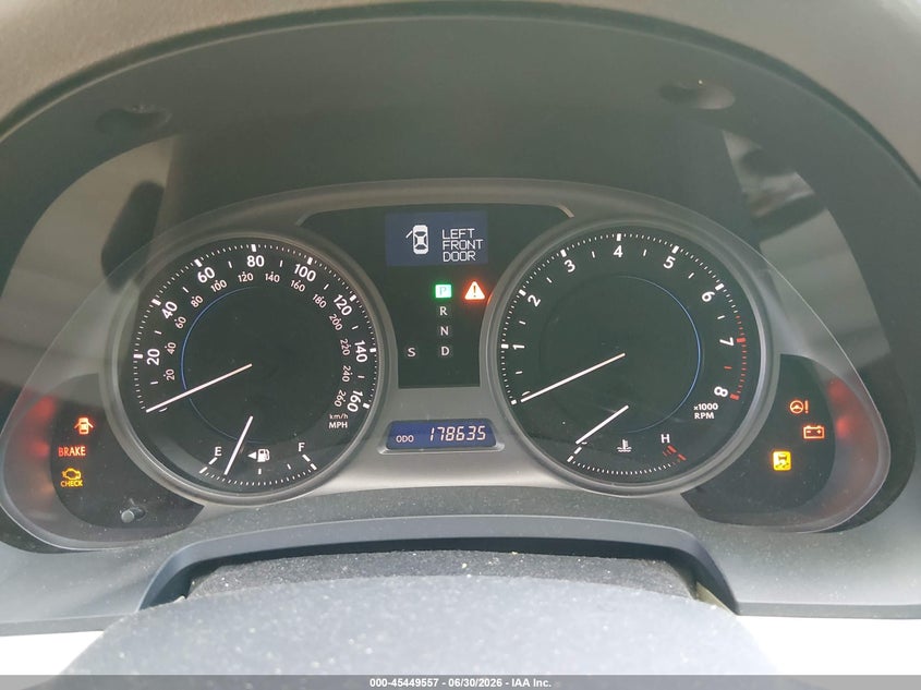 2010 Lexus Is 250 VIN JTHCF5C22A5037799 IAAI salvage auction — NORMAL WEAR, Clear (Virginia), sold $1,475 on 2026-07-09 (photo 7)