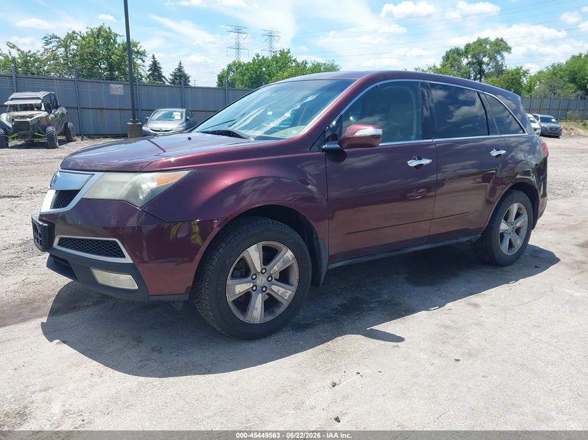 2010 Acura Mdx VIN 2HNYD2H29AH509259 IAAI salvage auction — NORMAL WEAR, Clear (Wisconsin), sold $600 on 2026-07-20 (photo 2)
