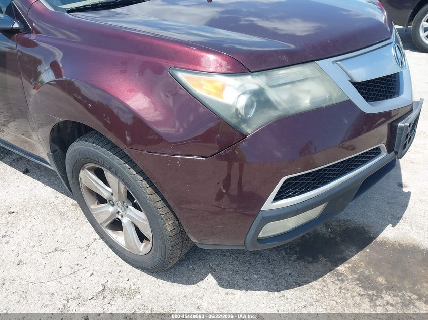 2010 Acura Mdx VIN 2HNYD2H29AH509259 IAAI salvage auction — NORMAL WEAR, Clear (Wisconsin), sold $600 on 2026-07-20 (photo 6)
