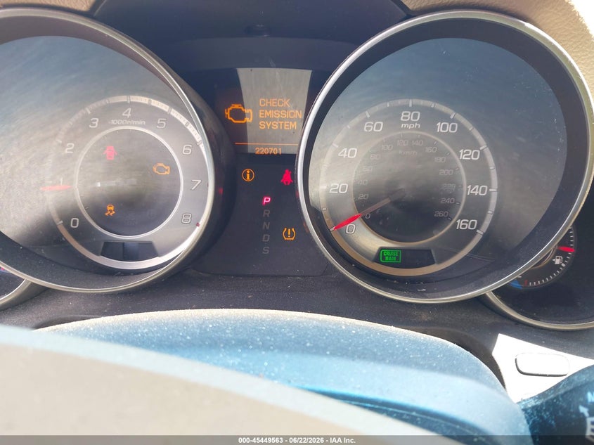 2010 Acura Mdx VIN 2HNYD2H29AH509259 IAAI salvage auction — NORMAL WEAR, Clear (Wisconsin), sold $600 on 2026-07-20 (photo 7)