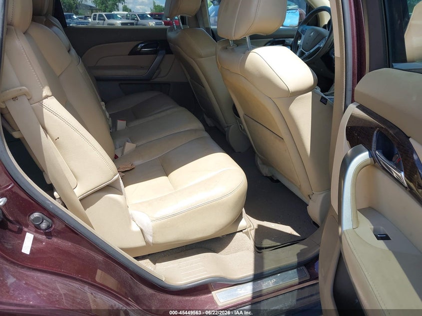 2010 Acura Mdx VIN 2HNYD2H29AH509259 IAAI salvage auction — NORMAL WEAR, Clear (Wisconsin), sold $600 on 2026-07-20 (photo 8)