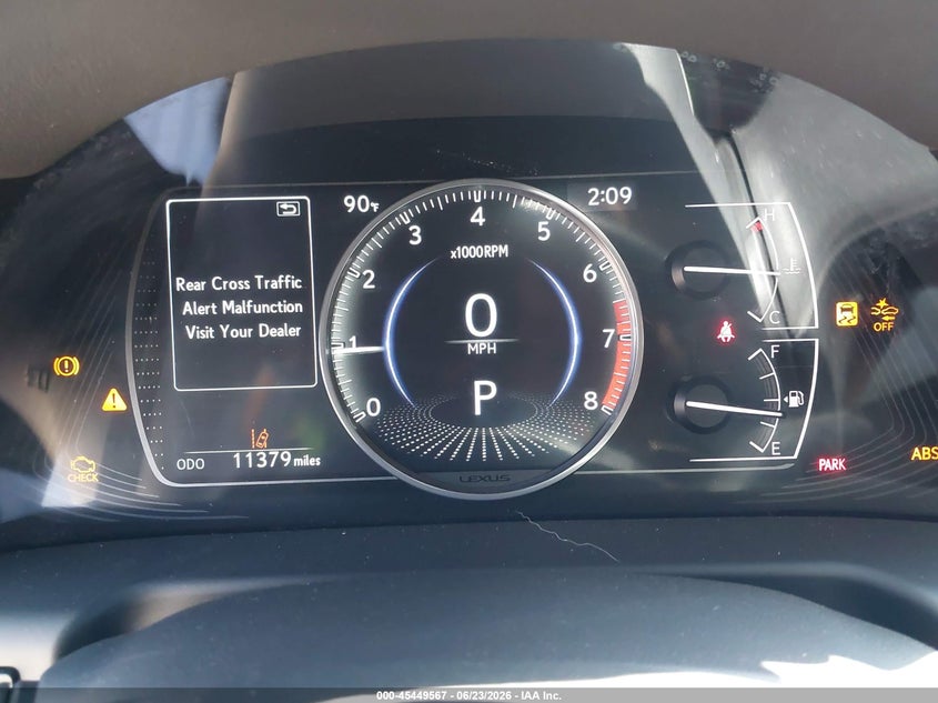 2025 Lexus ES VIN 58ACZ1B19SU218694 IAAI salvage auction — LEFT FRONT, Salvage Title, sold $15,300 on 2026-07-29 (photo 7)