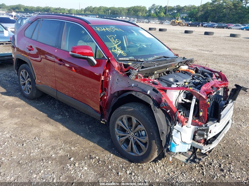 2025 Toyota Rav 4 VIN JTMRWRFV2SD315410 IAAI salvage auction — FRONT END, Mv-907A (New York), sold $14,400 on 2026-07-14 (photo 1)