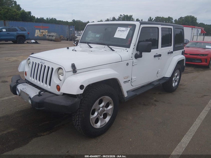 2013 Jeep Wrangler / VIN 1C4HJWEG6DL557573 IAAI salvage auction — FRONT END, Salvage Title, sold $4,250 on 2026-07-25 (photo 2)