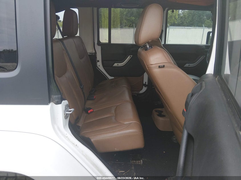 2013 Jeep Wrangler / VIN 1C4HJWEG6DL557573 IAAI salvage auction — FRONT END, Salvage Title, sold $4,250 on 2026-07-25 (photo 8)
