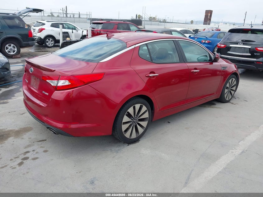 2011 Kia Optima VIN KNAGR4A69B5086068 IAAI salvage auction — FRONT END, Salvage (California), sold $850 on 2026-07-22 (photo 4)