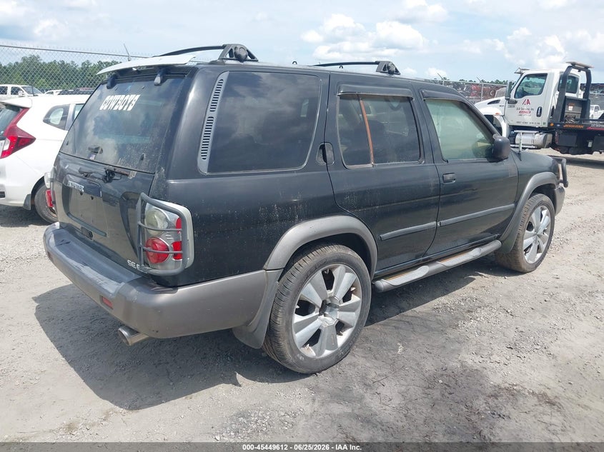 2001 Nissan Pathfinder VIN JN8DR07X91W500526 IAAI salvage auction — NORMAL WEAR, Clear (Georgia), sold $275 on 2026-07-17 (photo 4)