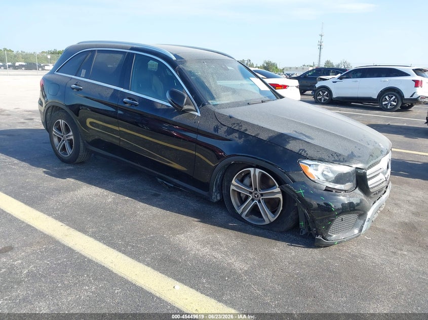 2018 Mercedes-benz Glc VIN WDC0G4JB4JV081151 IAAI salvage auction — FRONT END, Salvage Title, sold $6,200 on 2026-07-30 (photo 1)