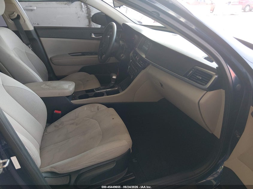 2018 Kia Optima VIN 5XXGT4L39JG274011 IAAI salvage auction — NORMAL WEAR, Original (Texas), sold $25 on 2026-07-29 (photo 5)