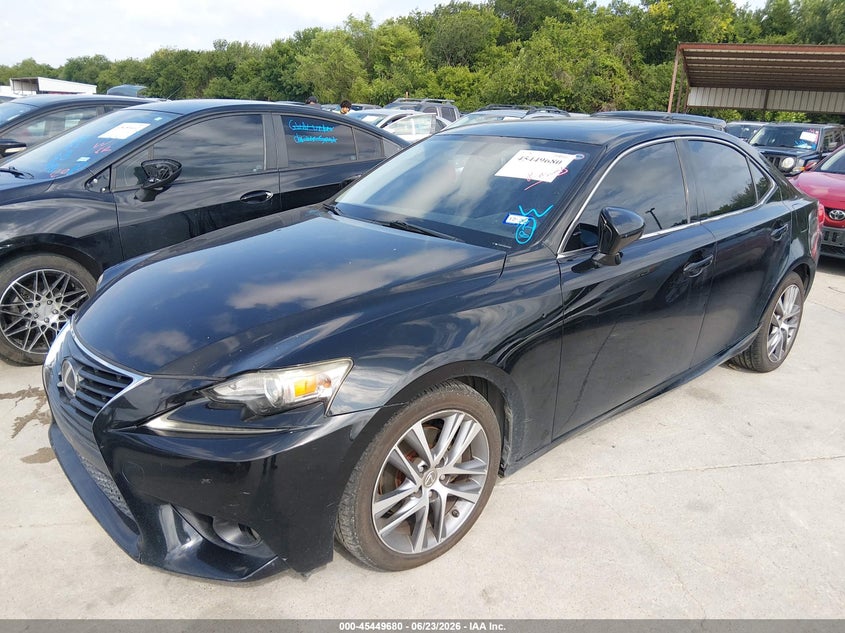 2014 Lexus Is 250 VIN JTHBF1D24E5038204 IAAI salvage auction — NORMAL WEAR, Original (Texas), sold $3,800 on 2026-07-20 (photo 2)