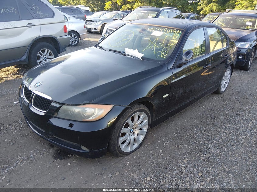 2007 BMW 3 series VIN WBAVC93517KZ70234 IAAI salvage auction — FRONT & REAR, Bill Of Sale (New York), sold $450 on 2026-07-14 (photo 2)