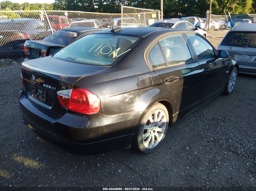 2007 BMW 3 series VIN WBAVC93517KZ70234 IAAI salvage auction — FRONT & REAR, Bill Of Sale (New York), sold $450 on 2026-07-14 (photo 4)
