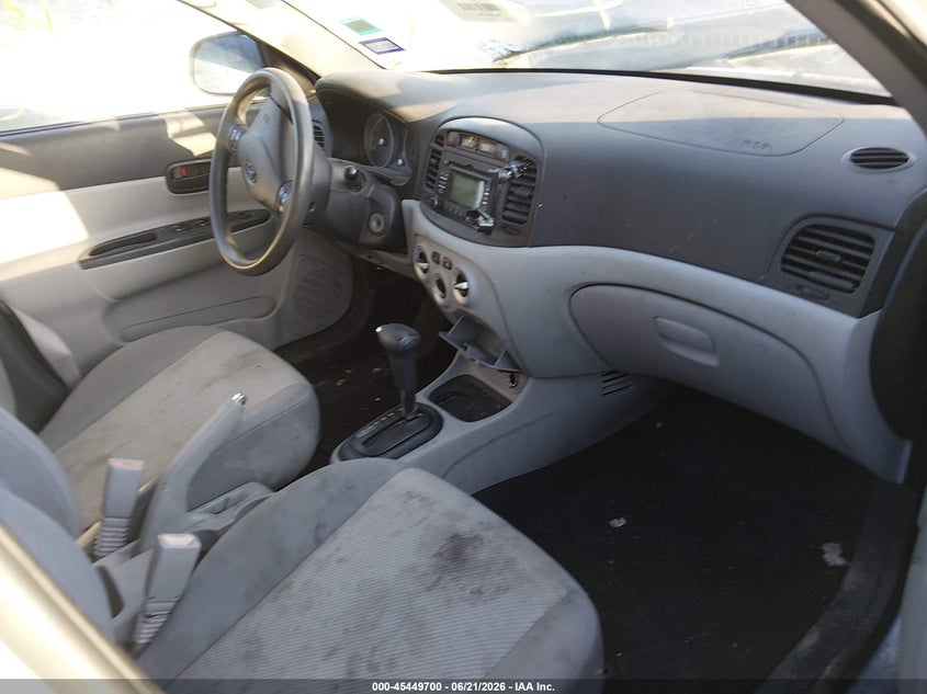 2010 Hyundai Accent VIN KMHCN4AC6AU485488 IAAI salvage auction — RIGHT SIDE, Bill Of Sale (New York), sold $425 on 2026-07-14 (photo 5)