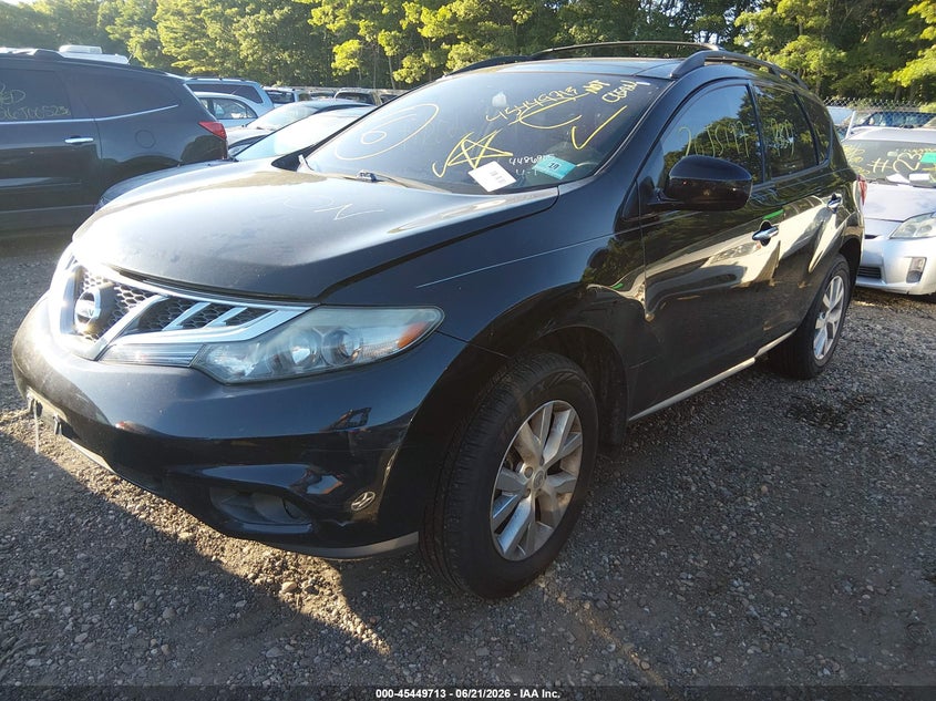 2012 Nissan Murano VIN JN8AZ1MW4CW233318 IAAI salvage auction — FRONT END, Bill Of Sale (New York), sold $450 on 2026-07-07 (photo 2)