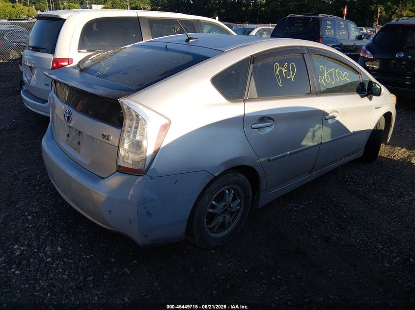 2011 Toyota Prius VIN JTDKN3DU9B5325485 IAAI salvage auction — UNKNOWN, Bill Of Sale (New York), sold $950 on 2026-07-07 (photo 4)