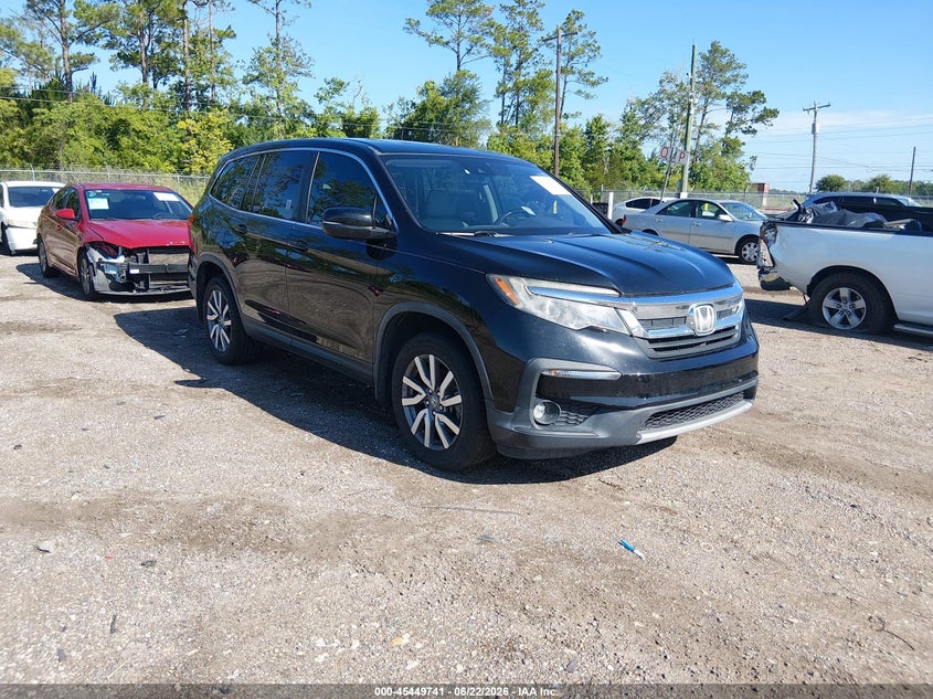 2019 Honda Pilot VIN 5FNYF5H40KB017035 IAAI salvage auction — NORMAL WEAR, Clear (Florida), sold $7,050 on 2026-07-25 (photo 1)