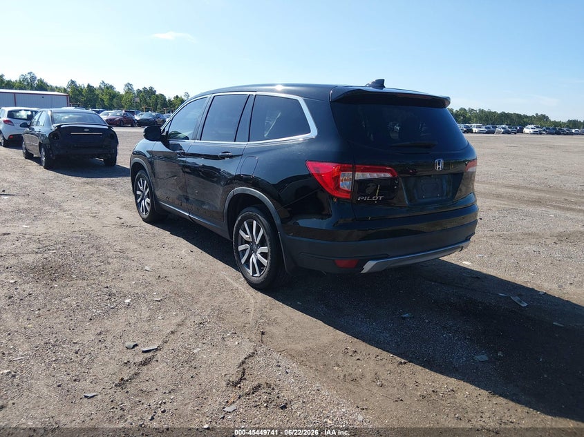 2019 Honda Pilot VIN 5FNYF5H40KB017035 IAAI salvage auction — NORMAL WEAR, Clear (Florida), sold $7,050 on 2026-07-25 (photo 3)