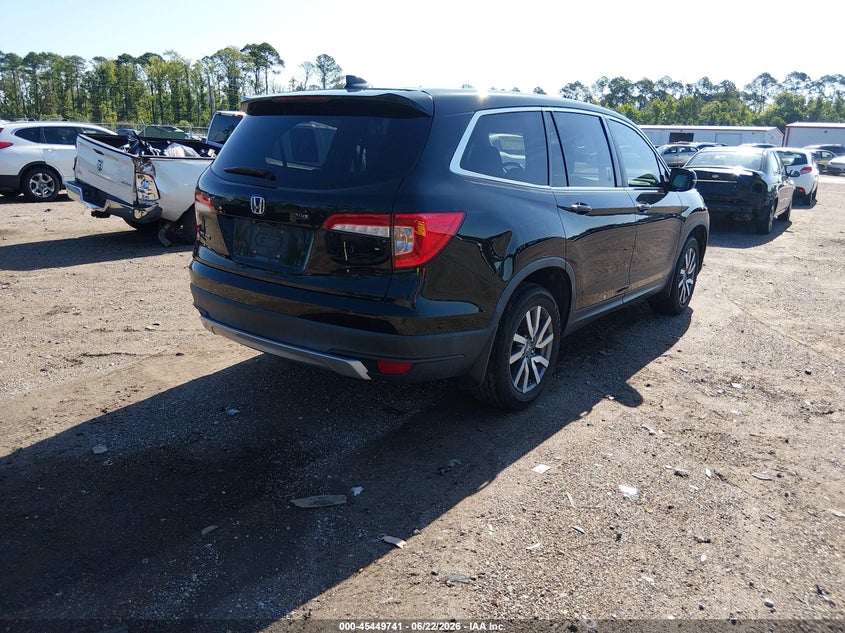 2019 Honda Pilot VIN 5FNYF5H40KB017035 IAAI salvage auction — NORMAL WEAR, Clear (Florida), sold $7,050 on 2026-07-25 (photo 4)