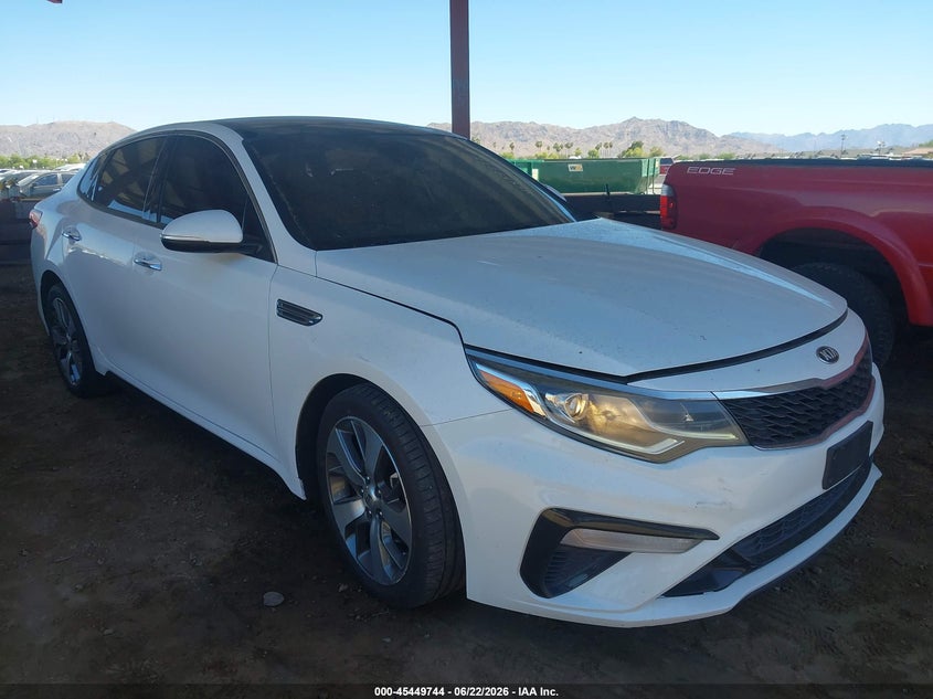 2019 Kia Optima VIN 5XXGT4L34KG365981 IAAI salvage auction — NORMAL WEAR, Clear-Dealer Only (Arizona), sold $2,125 on 2026-07-14 (photo 1)