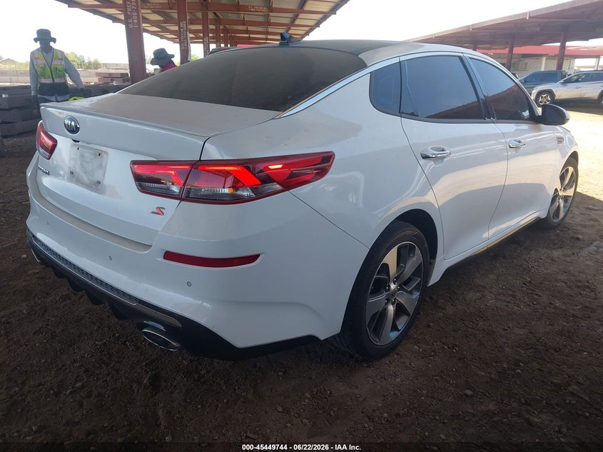 2019 Kia Optima VIN 5XXGT4L34KG365981 IAAI salvage auction — NORMAL WEAR, Clear-Dealer Only (Arizona), sold $2,125 on 2026-07-14 (photo 4)