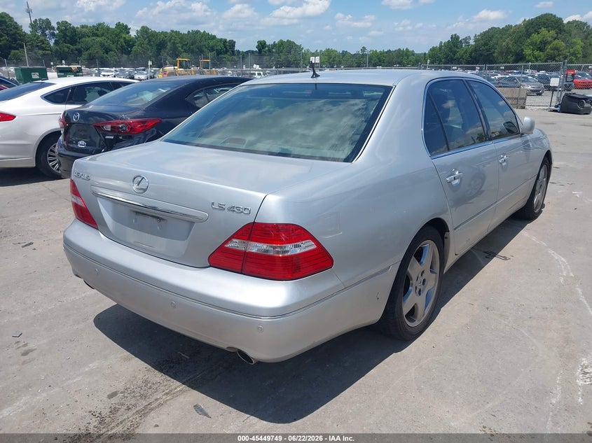 2005 Lexus Ls VIN JTHBN36F355011400 IAAI salvage auction — NORMAL WEAR, Clear-Dealer Only (North Carolina), sold $875 on 2026-07-20 (photo 4)