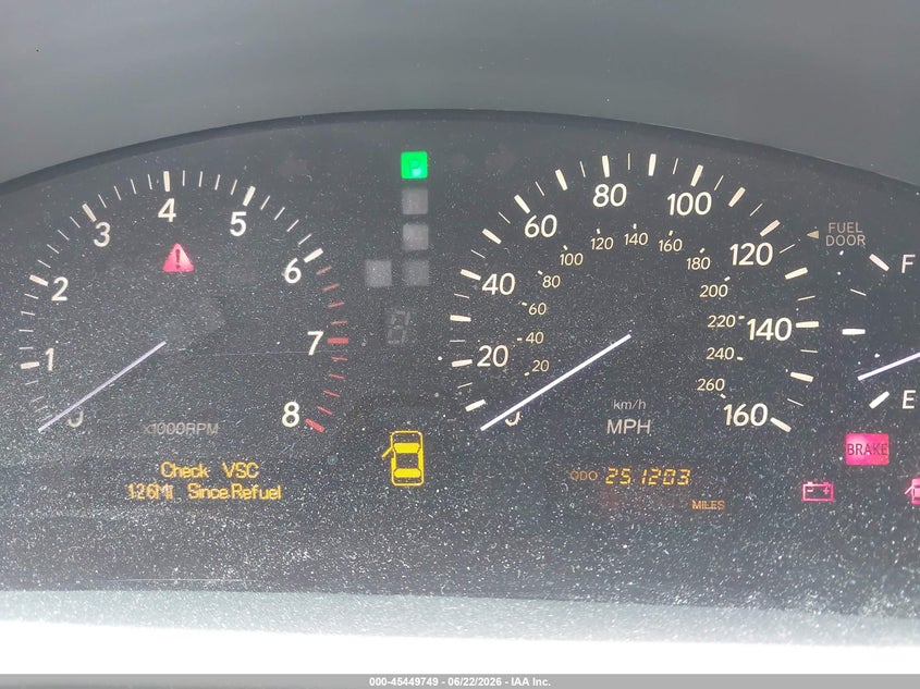 2005 Lexus Ls VIN JTHBN36F355011400 IAAI salvage auction — NORMAL WEAR, Clear-Dealer Only (North Carolina), sold $875 on 2026-07-20 (photo 7)