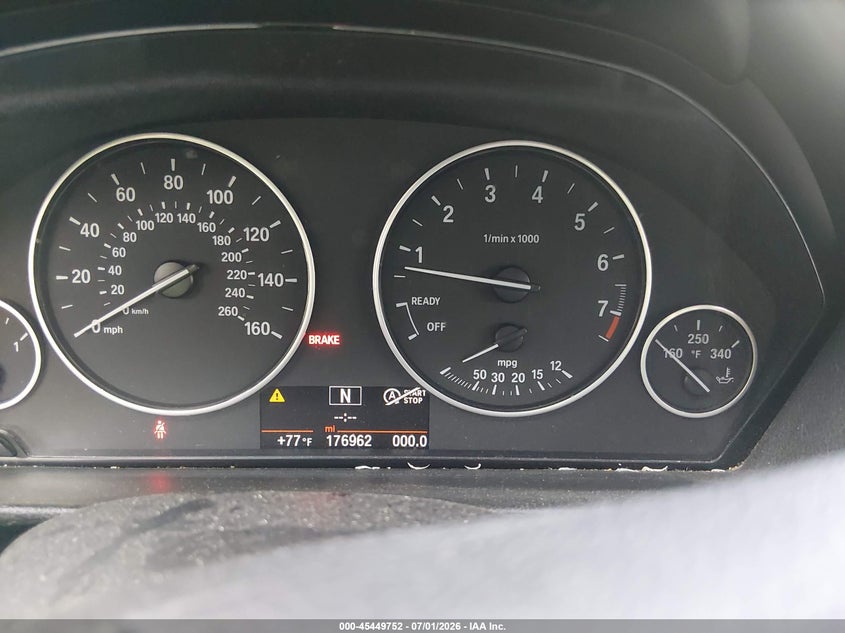 2015 BMW 3er VIN WBA3C3C5XFK202206 IAAI salvage auction — NORMAL WEAR, Original (Kentucky), sold $725 on 2026-07-27 (photo 7)