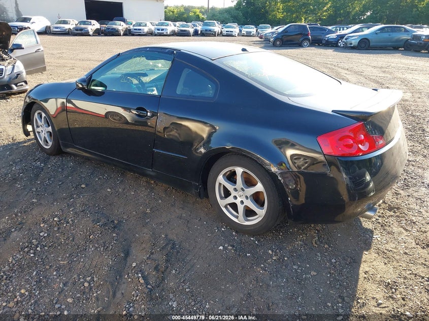 2006 Infiniti G35 VIN JNKCV54E86M703279 IAAI salvage auction — FRONT & REAR, Bill Of Sale (New York), sold $450 on 2026-07-07 (photo 3)