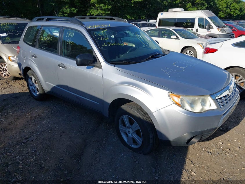 2012 Subaru Forester VIN JF2SHABC5CH422738 IAAI salvage auction — FRONT & REAR, Bill Of Sale (New York), sold $775 on 2026-07-07 (photo 1)