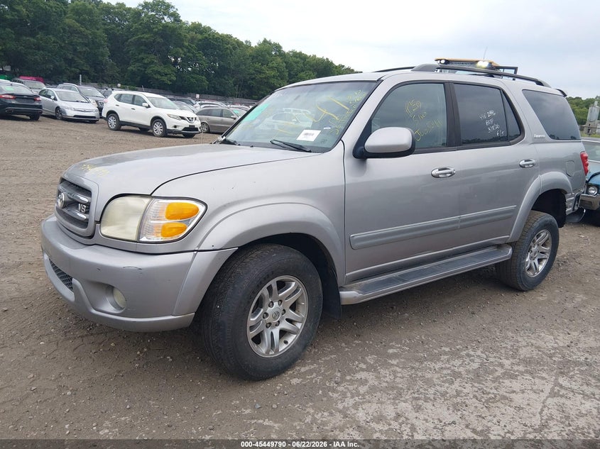 2003 Toyota Sequoia VIN 5TDBT48A53S154953 IAAI salvage auction — REAR END, Bill Of Sale (New York), sold $450 on 2026-07-07 (photo 2)