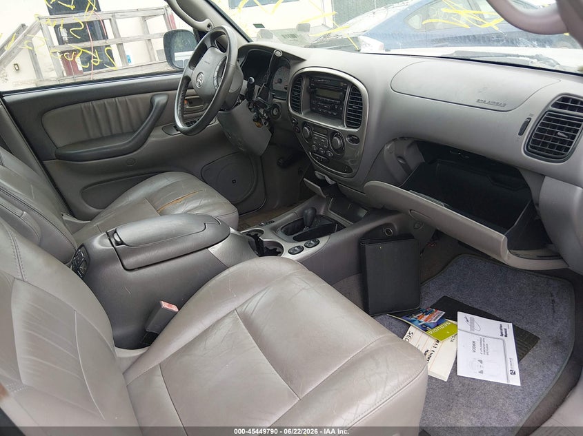 2003 Toyota Sequoia VIN 5TDBT48A53S154953 IAAI salvage auction — REAR END, Bill Of Sale (New York), sold $450 on 2026-07-07 (photo 5)
