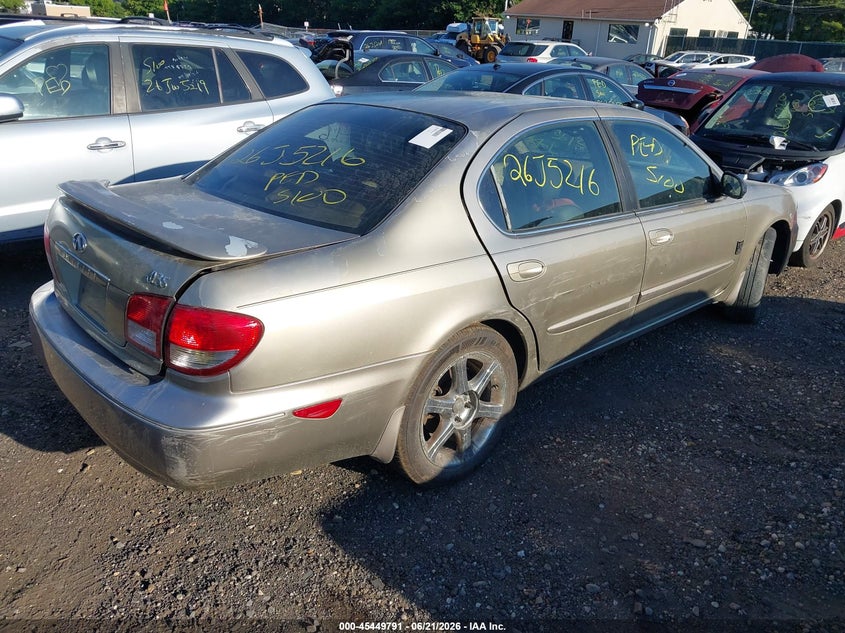 2003 Infiniti I35 VIN JNKDA31A63T104467 IAAI salvage auction — FRONT & REAR, Bill Of Sale (New York), sold $475 on 2026-07-07 (photo 4)