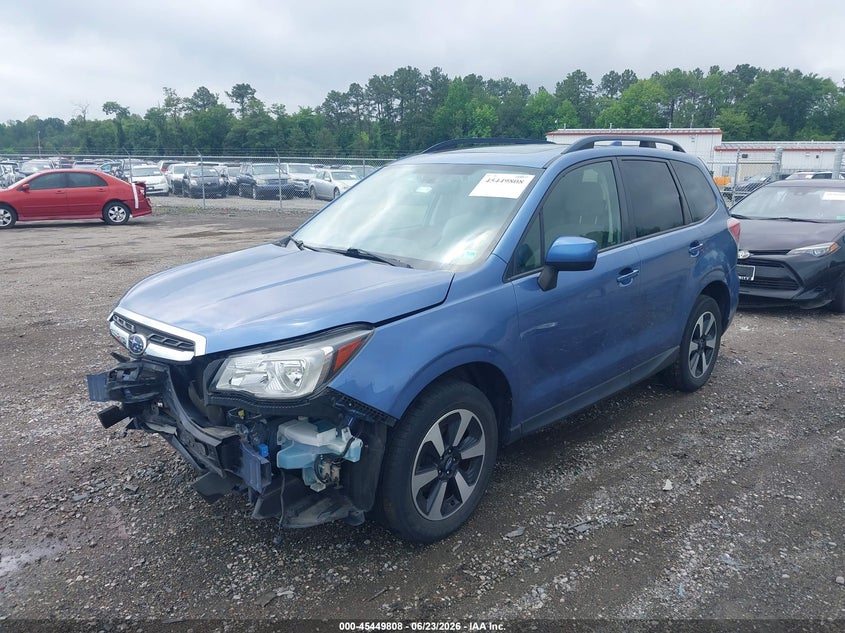 2017 Subaru Forester VIN JF2SJAGC1HH442408 IAAI salvage auction — FRONT END, Clear (Virginia), sold $2,650 on 2026-07-17 (photo 2)
