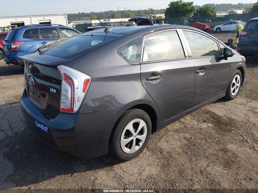 2014 Toyota Prius VIN JTDKN3DU7E1757326 IAAI salvage auction — FRONT END, Salvage (Pennsylvania), sold $1,700 on 2026-07-10 (photo 4)