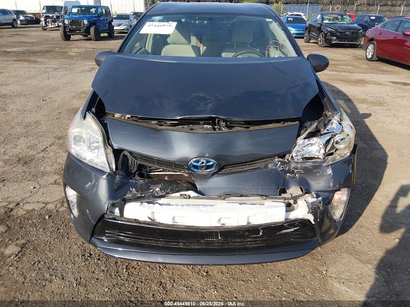 2014 Toyota Prius VIN JTDKN3DU7E1757326 IAAI salvage auction — FRONT END, Salvage (Pennsylvania), sold $1,700 on 2026-07-10 (photo 6)
