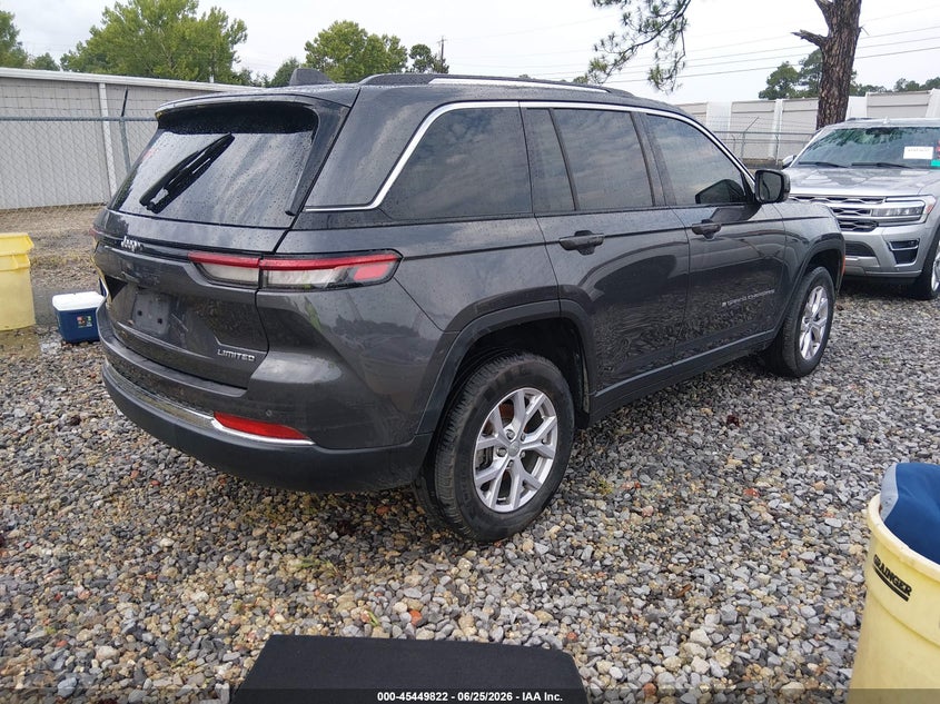 2022 Jeep Grand cherokee VIN 1C4RJHBG8N8541139 IAAI salvage auction — WATER/FLOOD, Salvage Title, sold $6,000 on 2026-08-02 (photo 4)