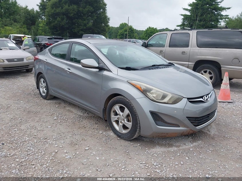 2015 Hyundai Elantra VIN KMHDH4AE0FU359146 IAAI salvage auction — NORMAL WEAR, Clear (Alabama), sold $1,725 on 2026-07-13 (photo 1)