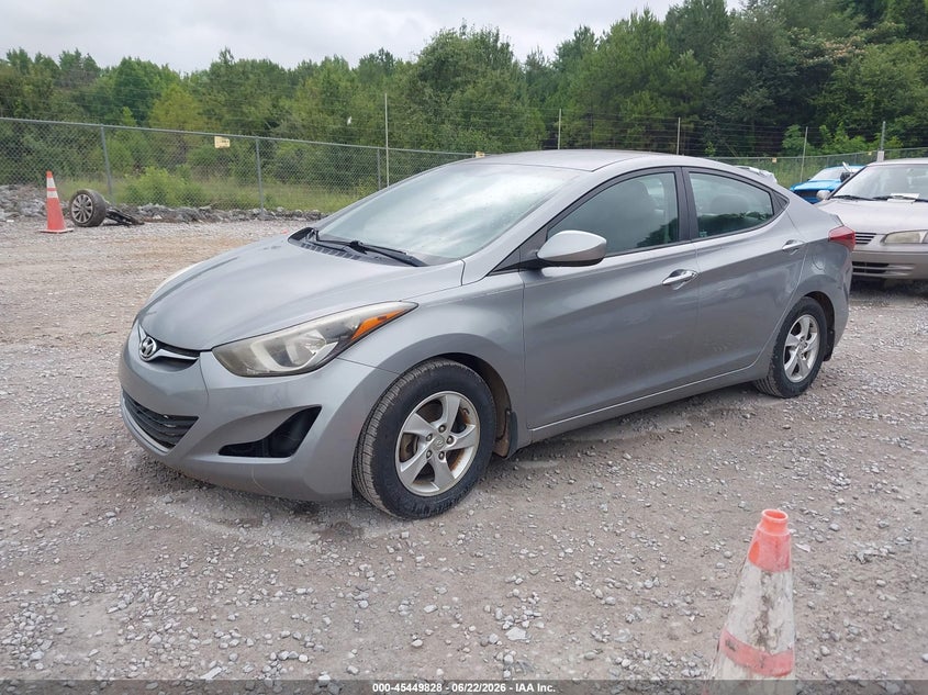 2015 Hyundai Elantra VIN KMHDH4AE0FU359146 IAAI salvage auction — NORMAL WEAR, Clear (Alabama), sold $1,725 on 2026-07-13 (photo 2)
