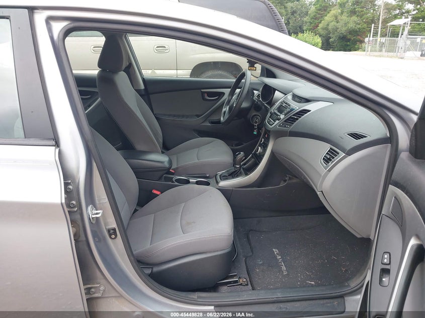 2015 Hyundai Elantra VIN KMHDH4AE0FU359146 IAAI salvage auction — NORMAL WEAR, Clear (Alabama), sold $1,725 on 2026-07-13 (photo 5)
