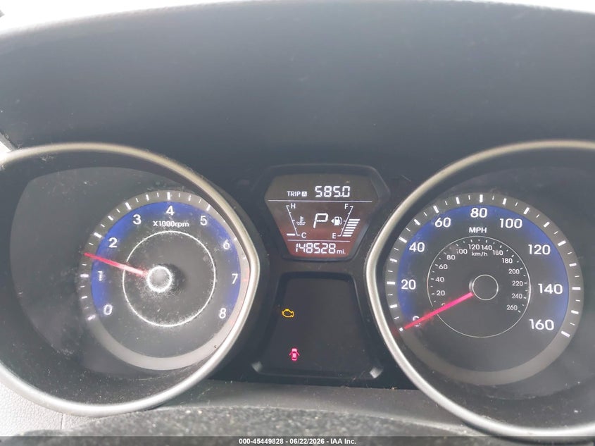 2015 Hyundai Elantra VIN KMHDH4AE0FU359146 IAAI salvage auction — NORMAL WEAR, Clear (Alabama), sold $1,725 on 2026-07-13 (photo 7)