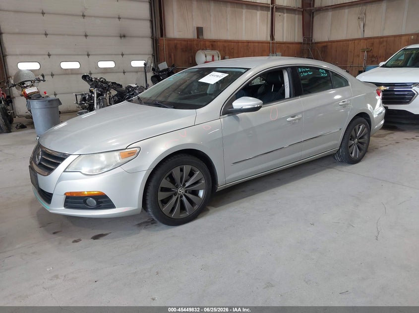 2009 Volkswagen Cc VIN WVWML93C19E542338 IAAI salvage auction — REAR END, Mv-907A (New York), sold $400 on 2026-08-19 (photo 2)