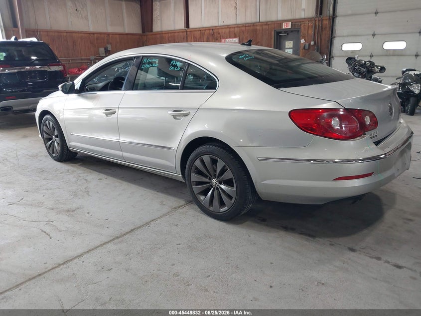 2009 Volkswagen Cc VIN WVWML93C19E542338 IAAI salvage auction — REAR END, Mv-907A (New York), sold $400 on 2026-08-19 (photo 3)