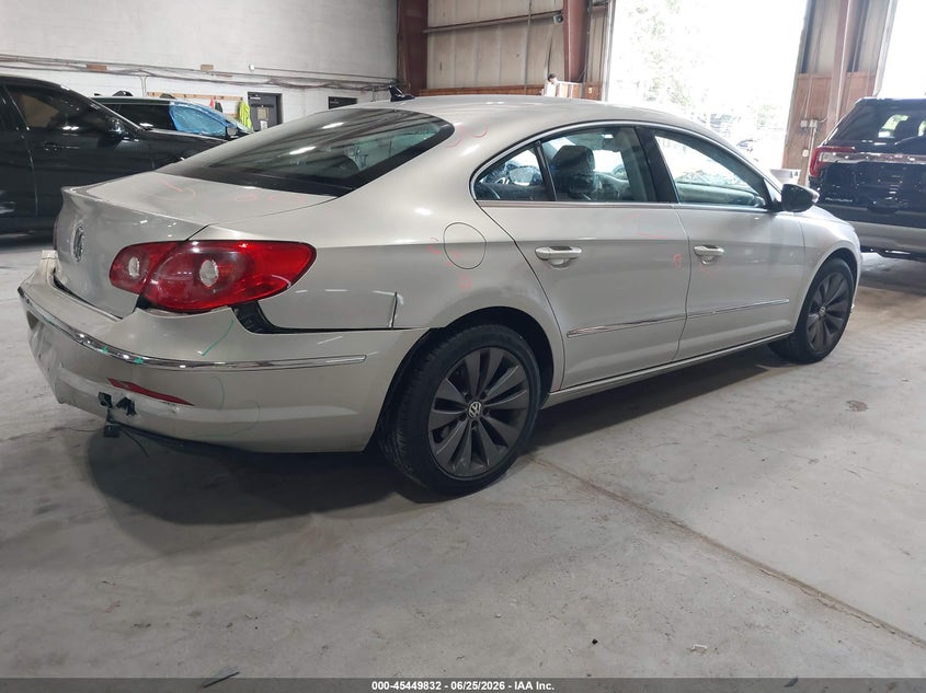 2009 Volkswagen Cc VIN WVWML93C19E542338 IAAI salvage auction — REAR END, Mv-907A (New York), sold $400 on 2026-08-19 (photo 4)