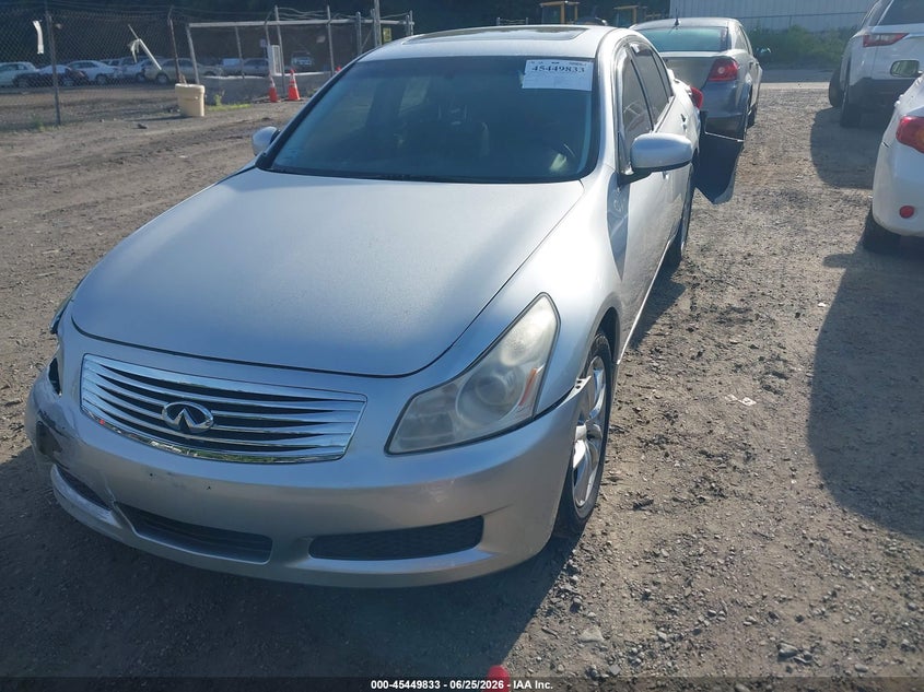 2008 Infiniti G35 VIN JNKBV61F78M269681 IAAI salvage auction — REAR END, Clear (Massachusetts), sold $400 on 2026-07-14 (photo 2)