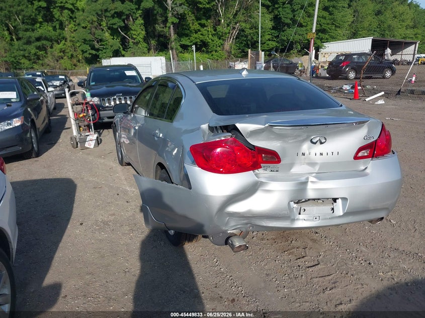 2008 Infiniti G35 VIN JNKBV61F78M269681 IAAI salvage auction — REAR END, Clear (Massachusetts), sold $400 on 2026-07-14 (photo 3)
