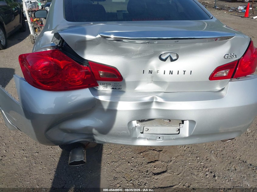 2008 Infiniti G35 VIN JNKBV61F78M269681 IAAI salvage auction — REAR END, Clear (Massachusetts), sold $400 on 2026-07-14 (photo 6)
