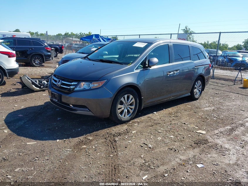 2014 Honda Odyssey VIN 5FNRL5H44EB075618 IAAI salvage auction — SIDE, Salvage (Ohio), sold $4,450 on 2026-07-10 (photo 2)