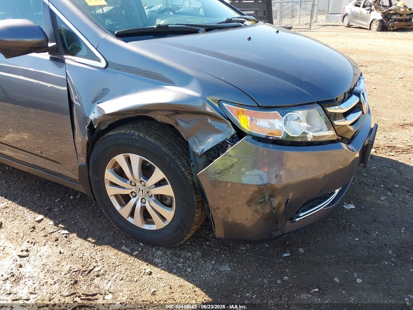 2014 Honda Odyssey VIN 5FNRL5H44EB075618 IAAI salvage auction — SIDE, Salvage (Ohio), sold $4,450 on 2026-07-10 (photo 6)
