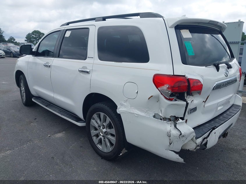 2015 Toyota Sequoia VIN 5TDKY5G12FS059666 IAAI salvage auction — NORMAL WEAR, Repossession Paperwork (Georgia), sold $4,100 on 2026-07-29 (photo 3)